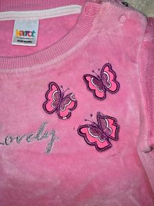 Girls Velvet Sweater - 18-24m