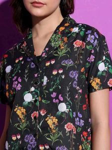 Floral Print Button-Down Shirt