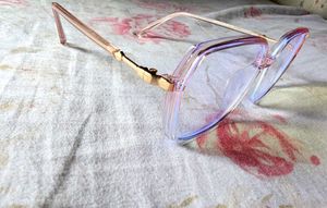 Voyage Glam Transparent Square Eyeglasses