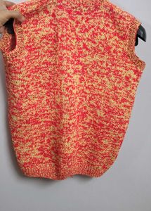 Handmade Half Sleeves Sweater for Winters