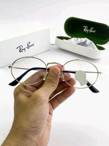Ray-Ban Gold Frame Glasses