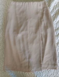 Pale Grey A-Line Skirt