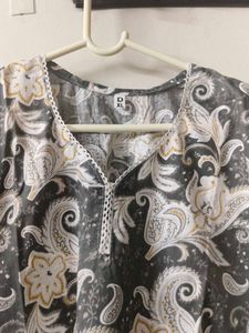 Floral Print Kurta
