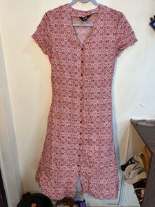 Patterned Casual Dress