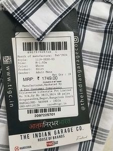 M White Checked Shirt (The Indian Garage Co.)