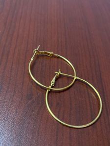 Hoops Set Of 4 Silver Gold Small Black And Pink
