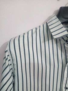Striped Button-Down Shirt