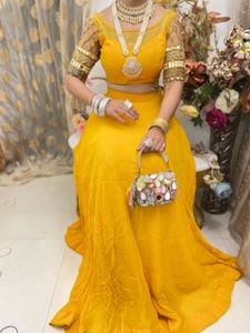 Yellow Lehenga Choli Set