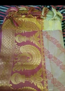 Ethnic Zari Banarasi Cotton Saree