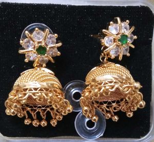 75% Off! Free Jumkha! Haaram With 2 Set Earrings