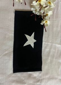 Black Star Graphic Print Bralette Top