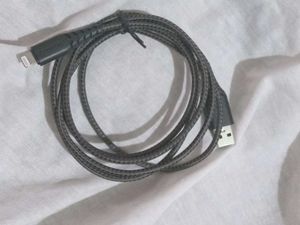 Ambrane Fast Charging Braided Cable USB A to Light