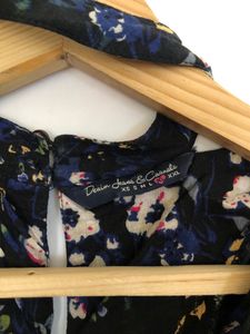 Black Printed Top