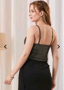 Sparkly Party Crop Top y2k