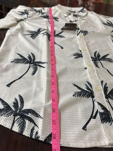 SHEIN New With  Tag Palm Print Shirt