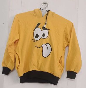 Yellow Graphic Hoodie