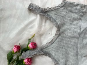 Grey Bra Top 🌸