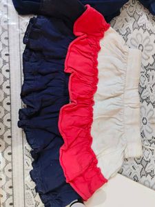 Cute Girls&#39; Ruffle Shorts