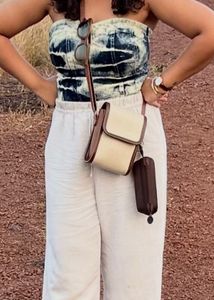 Denim Tube Top/ Corset