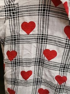 Juicy Couture Heart Plaid Top
