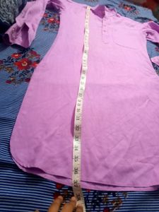 Lavender Kurta &amp; Plazma