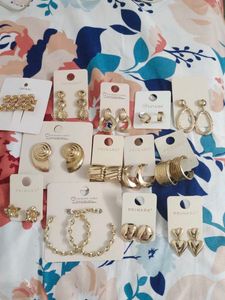 Gold Trendy Earrings
