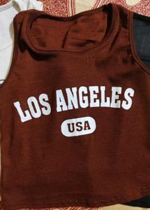 Graphic Print Tank Tops