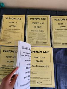 25 VISION IAS Test Series With Answer 2021 Year