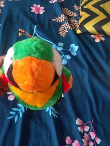 Colorful Parrot Plush Toy