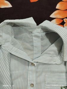 Striped Button-Down Shirt