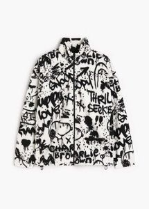 H&amp;M Snoopy Print Fleece Jacket