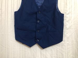 Jodano Navy Blue Formal Vest