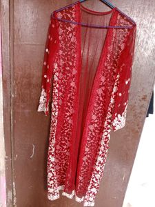 Red Dress With Shrug ❤️