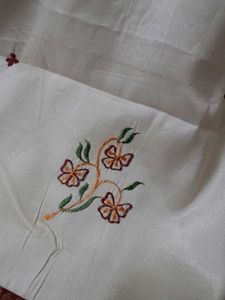Off White Onam Saree