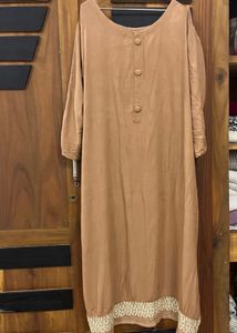 Elegant Brown Kurta Size XL