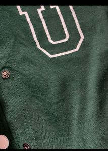 Green Varsity Jacket with &#39;U&#39;