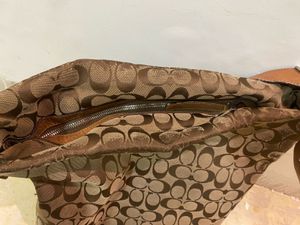 Vintage Coach Signature Duffle Tote