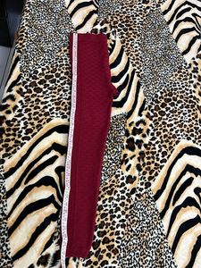 Maroon Woolen Leggings