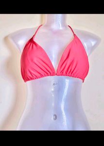 Coral Bikini Top Size 34 to 36 inches
