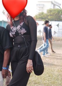 Bershka Black Sheer Mesh Top