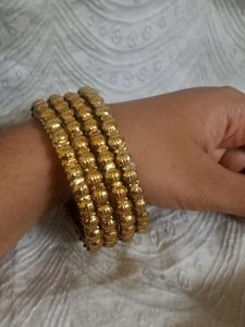 Set of 4 Gold-Tone Bangles
