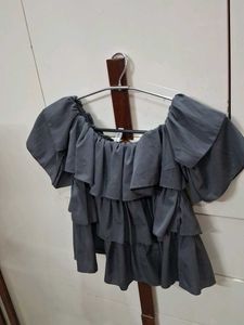 Ruffled Off-Shoulder Top