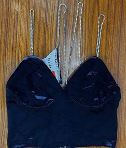 Women's Amisu Strappy Bustier Crop Cami Top