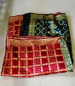 Bandhani Saree_cotton Silk