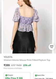 Floral Puff Sleeve Top