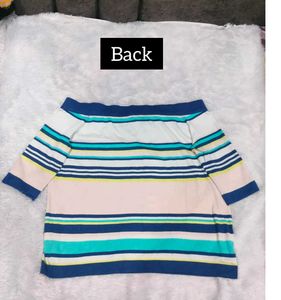 ✅🆕 BRAND New Striped Off-Shoulder Top🆕✅