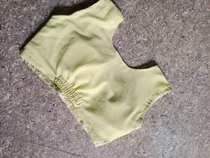 Embroidered Green Blouse