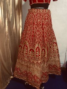 Beautifull Bridal Lenga With Belt 3pcs Set