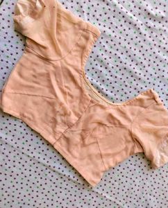 Vintage Peach Blouse
