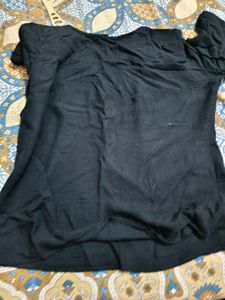 Beautiful Black Tunic In Xl Size For Women